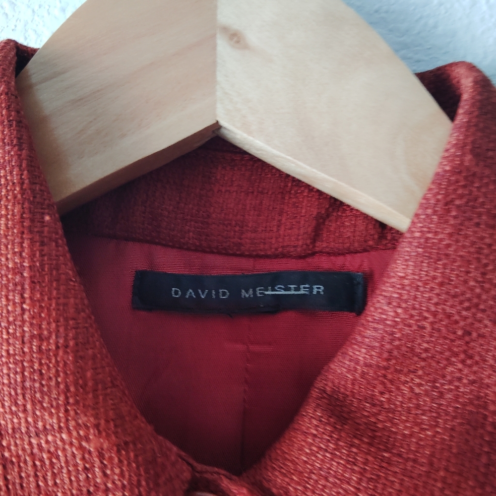 David Meister Rust Mini Dress - Picture 3 of 8
